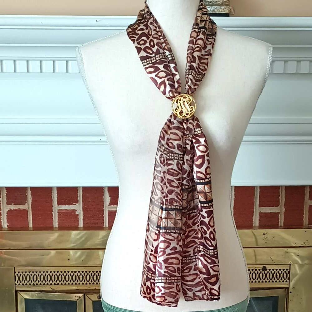 Classic Leopard Print Fall Scarf Long Rectangular Lightweight Cheetah Shawl